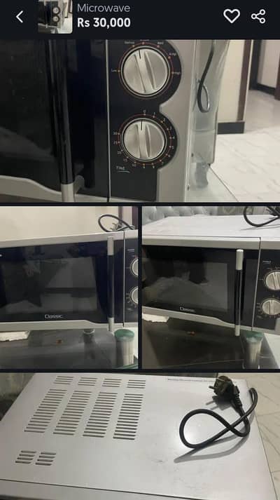 10/10 condition Microwave Oven For Sale, New Oven For Home Use