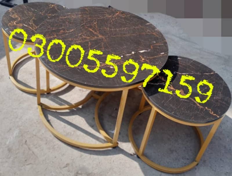 center table set 3pcs| coffee table | sofa side table | sarving table 2