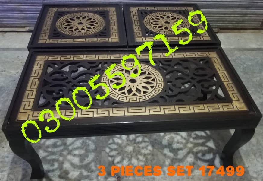 center table set 3pcs| coffee table | sofa side table | sarving table 9