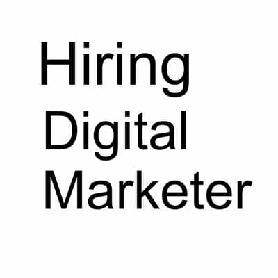 hiring digital marketer