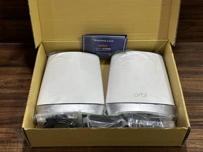 Netgear Orbi RBR750 AX4200 Tri-Band Mesh WiFi 6 Router(pack of 2)