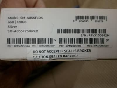 Samsung A05 with Box Condition 10/10