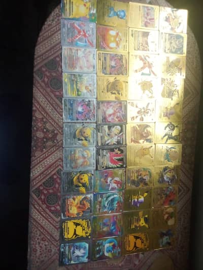 Real Golden Pokèmon Cards