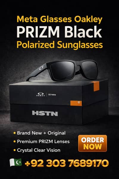 Meta Glasses Oakley PRIZM Black Polarized Sunglasses – Original