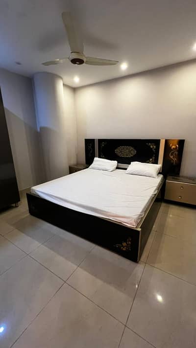 Double Bed Furnished For Short & Long Stays Citi Housing Society Sialkot