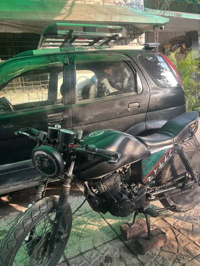 HONDA CG CONVERTED INTO MONSTER FZ16