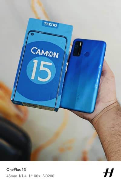 TECNO CAMON 15 COMPLETE BOX