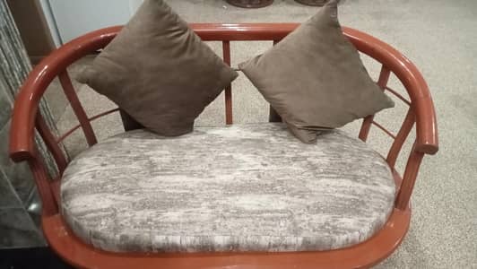 Wooden 4 Seater Sofa set