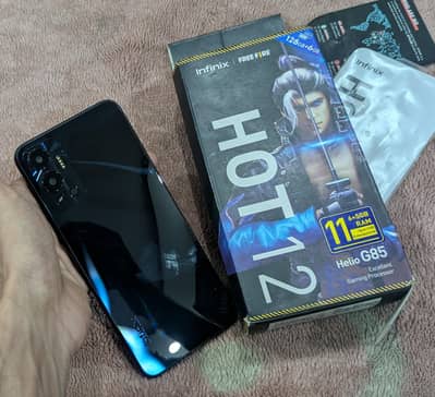 infinx hot 12 6+5/128GB 5000mh big battery with box condition vip
