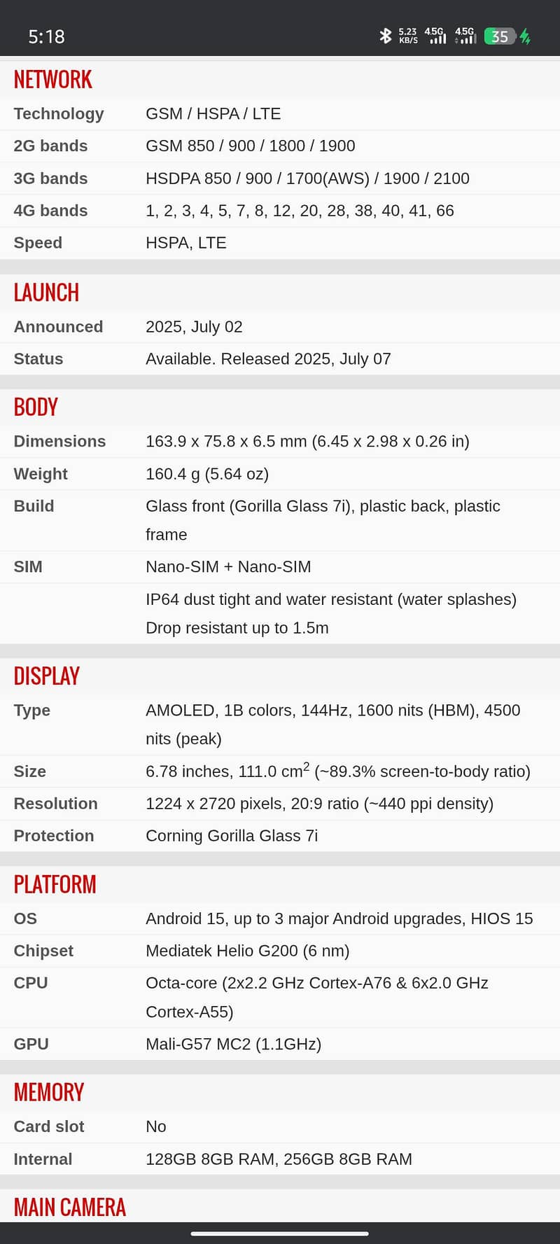 Tecno spark 40pro plus 0