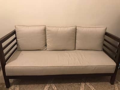 5 Seater Wooden Sofa cum Bed Molty Foam