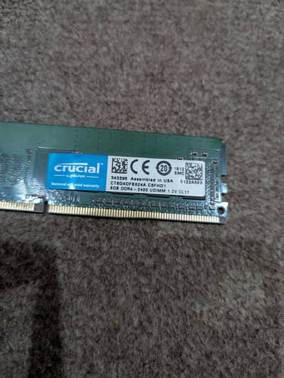 Crucial 8 GB ddr4  2400 mhz RAM