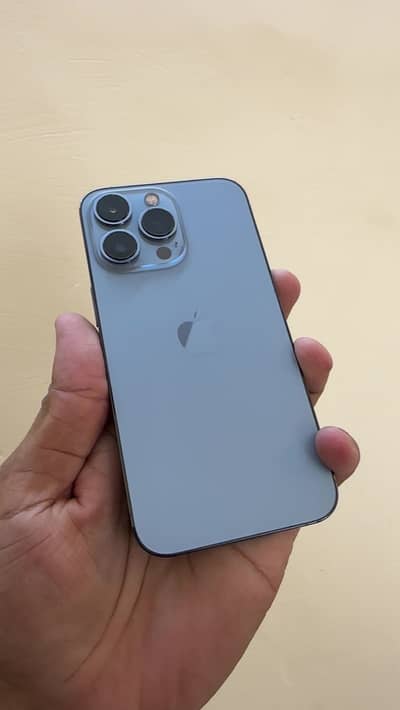 Iphone 13 pro siera blue PTA kit 91 health orignl phn