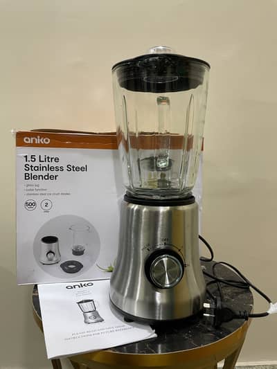 Anko 1.5 litre stainless steel blender