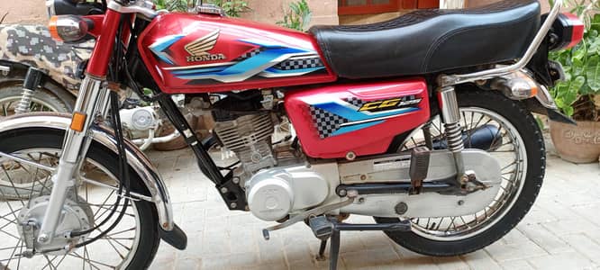Honda CG 125 2024 model Karachi number