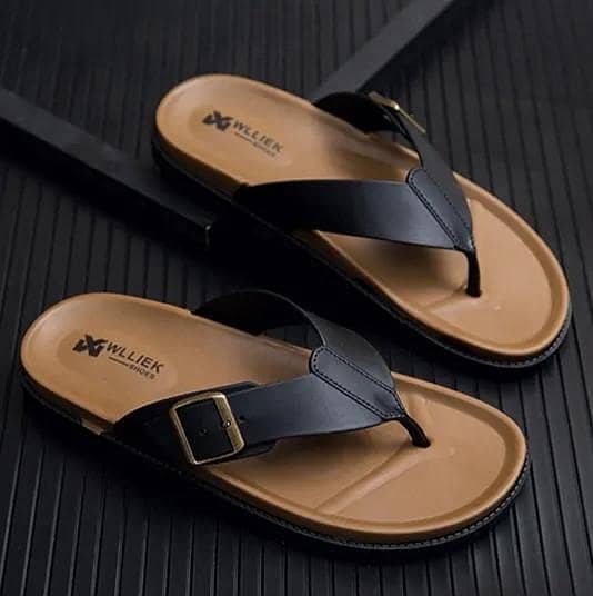 Men's Stylish Summer Flip Flops for Men&Boys | Comfortable Chappal with Buckle for Casual Wear | Non-Slip Sole | Slippers for Men | Flip Flops for Men | Chappal for Men Brand | Chappal for Men New Style 2026 by KakuBaku