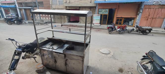 fries and burger counter sell