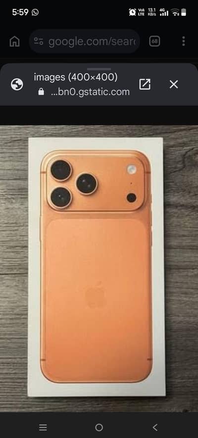 box pack 512 gb orange color. box pack