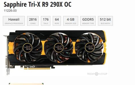 sapphie r9 290x tri oc edition