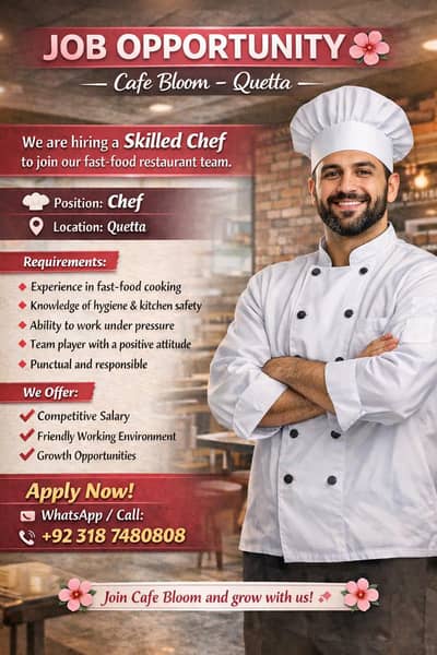 fastfood chef/karigar