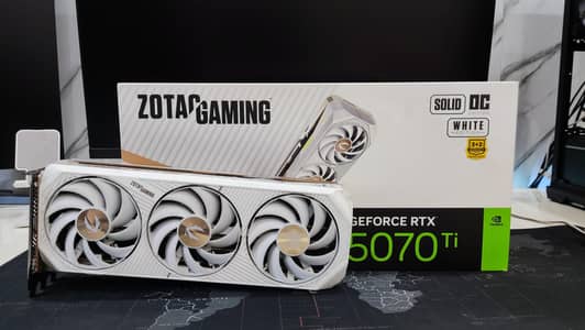 ZOTAC Gaming RTX 5070 Ti Solid OC White