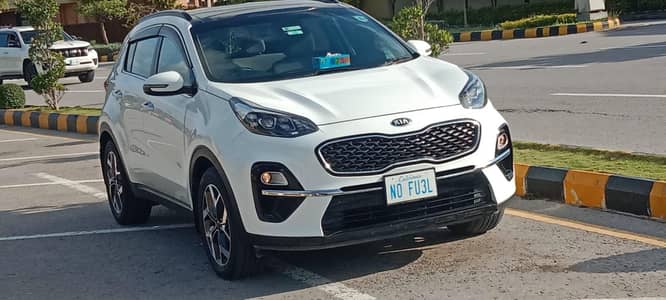 white kia sportage 2019 FWD