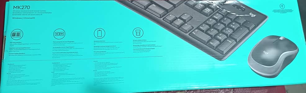 Brand new box pack Logitech keyboard usb and mouse combo