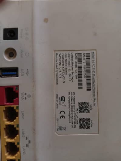 urgent sell Etisalat router