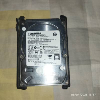 Hardisk 750GB Brand : Toshiba Health : 90 like new