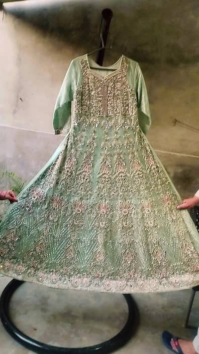 Bridal meksi with dupatta