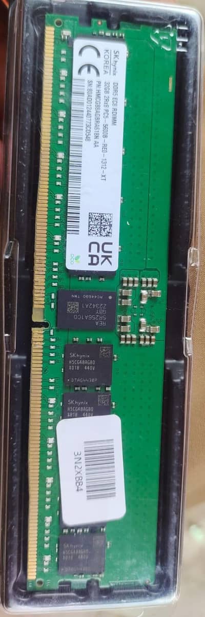 SK Hynix 32GB DDR5 ECC RDIMM RAM   For server