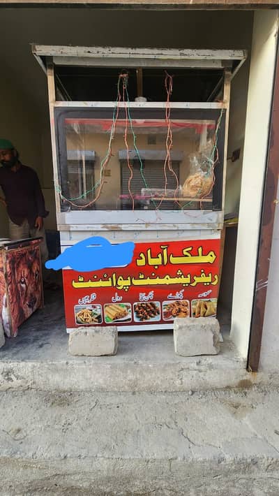 SHWARMA COUNTER FOR SALE WITH HOT PLATE