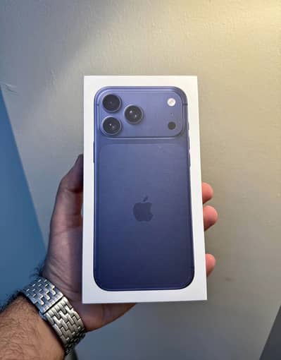 iPhone 17 Pro Max (Box Packed, Non-Active) – Deep Blue | LLA Model