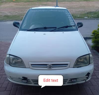 Suzuki Cultus Urgent Sale 03705133765
