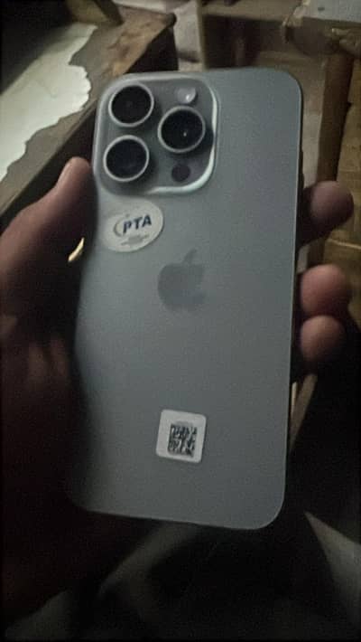 Iphone 15pro lla  128gb PTA Approved Genuine