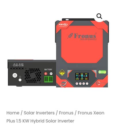 Fronus Xeon Plus 1.5 KW Hybrid Solar Inverter