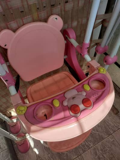 pink in colour baby swing