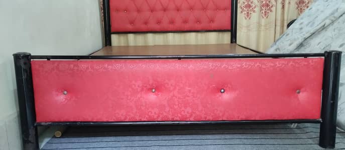 Double Bed iron like new