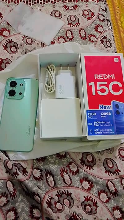 Redmi 15c 6/128 in Warrenty full box