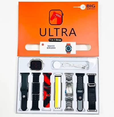 ultra watch ⌚ with 7 strap
