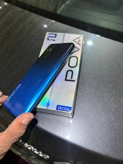 TECHNO POVA 2 one hand used with box