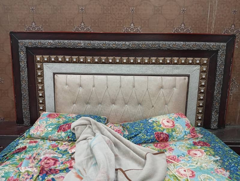 bed and side table 1