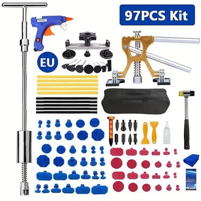 97 pcs Professional Car Dent Repair Tool Kit, with Pointless Hail Pit