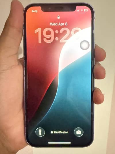 . 	iPhone 12 128GB PTA Approved Like New 99% Battery Health