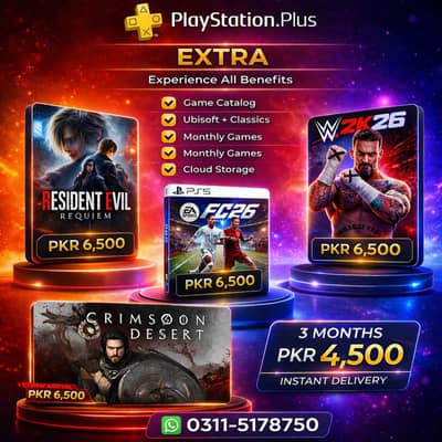 Resident Evil 9 Crimson Desert Wwe 2K26 PS5 Game