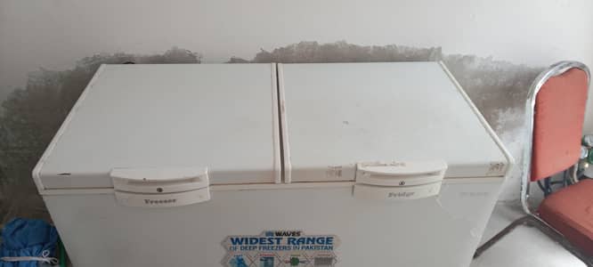 waves freezer double door