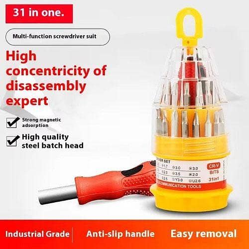 31 In One Screwdriver Set Jackly Magnetic Screwdriver Tool Kit