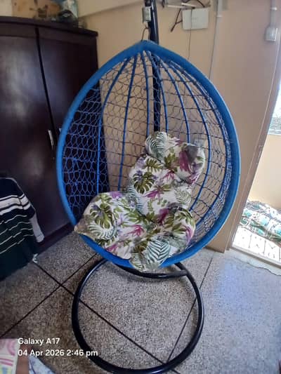 hanging chair swing, 6.25ft x 3.25ft