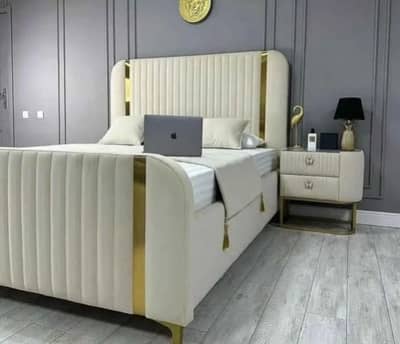 Double bed / bed set / wooden bed / bed / Furniture / King size bed