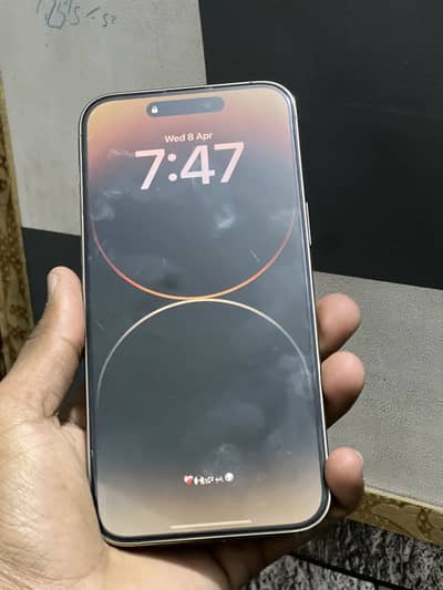 iPhone 14 pro max 128gb jv golden 82 battery health 10/9 all ok